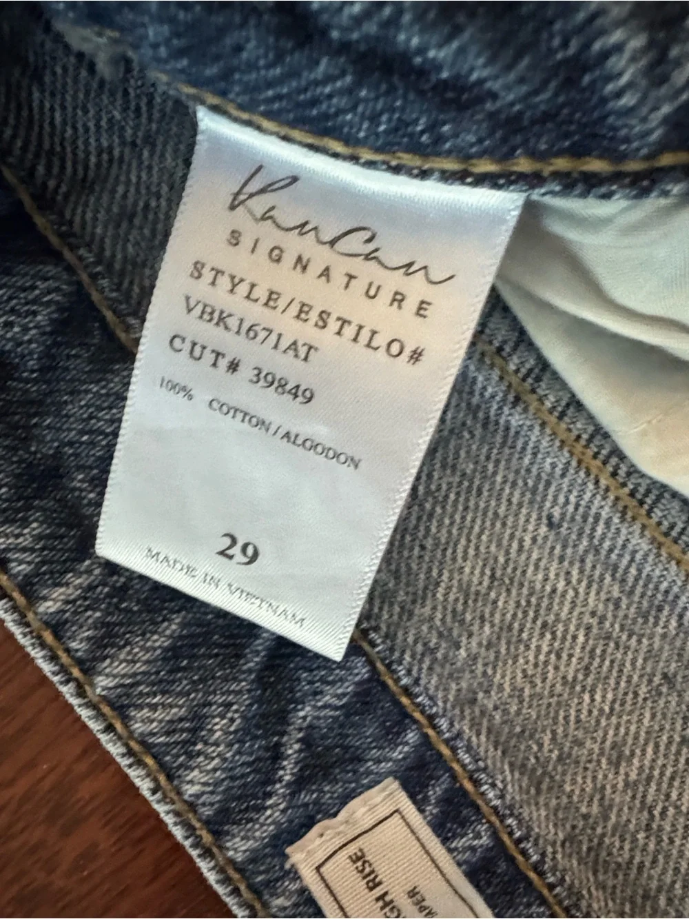 KanCan Distressed Blue Ripped Jeans - Picture 5 of 5